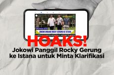 INFOGRAFIK: Hoaks! Jokowi Panggil Rocky Gerung ke Istana untuk Klarifikasi