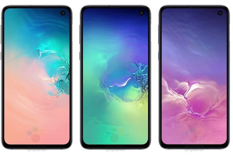 Render Galaxy S10e bagian depan