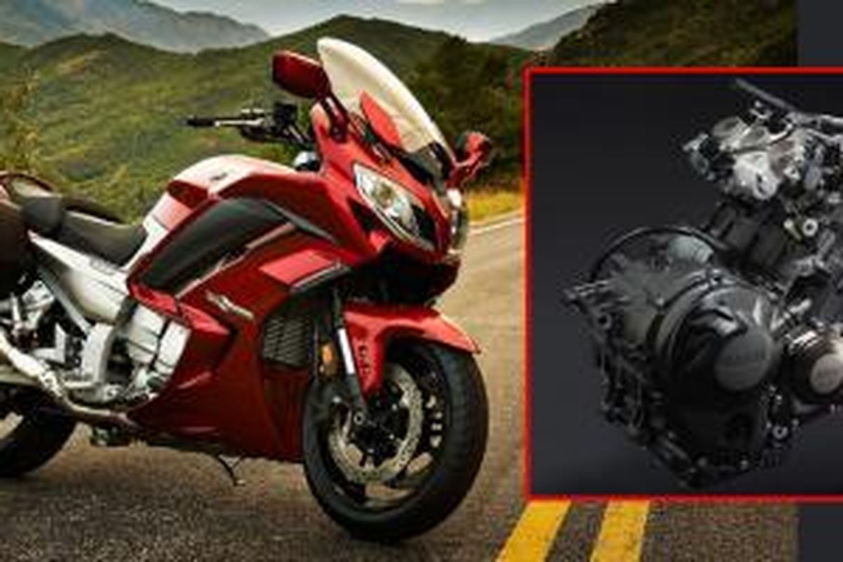 Yamaha FJR 1300ES, model sport touring Yamaha. Disinyalir FJ-09 akan menjadi adiknya dengan mesin 3 silinder.