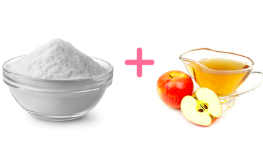 Baking soda dan cuka sari apel