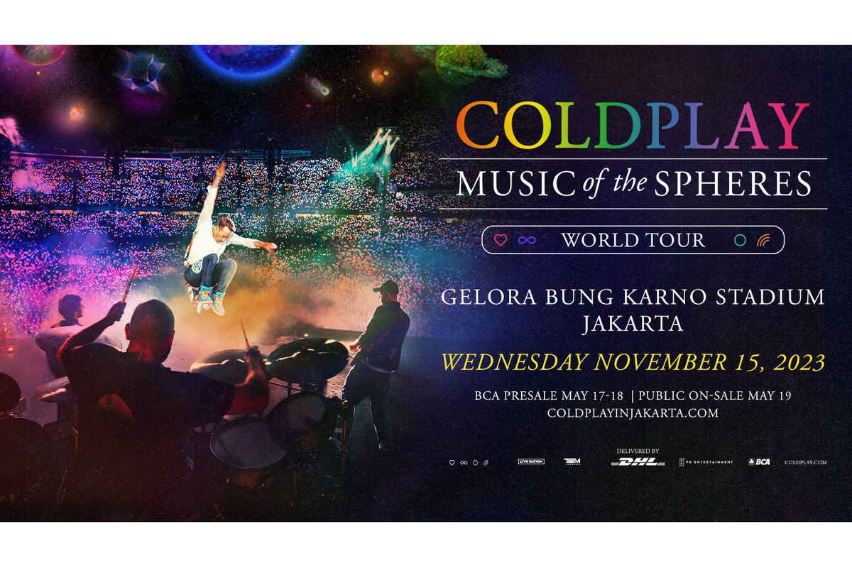 Coldplay dijadwalkan menggelar konser tunggak perdana di Gelora Bung Karno, Jakarta pada 15 November 2023. Konser ini bertajuk Musik of the Spheres World Tour #MOTSWT.