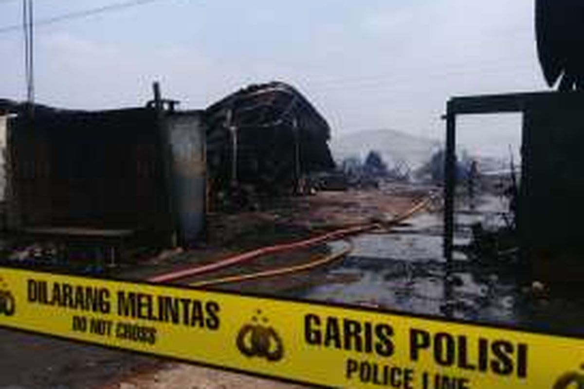Ini Penampakan Lapak di Kawasan Industri Pulogadung yang Terbakar