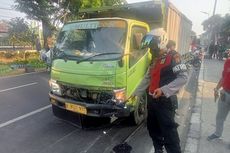 Polisi Tilang Tujuh Pemotor yang Lawan Arah dan Tertabrak Truk di Lenteng Agung
