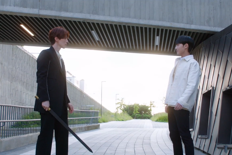 Lee Dong Wook dan Lee Tae Ri dalam Tale of the Nine Tailed Episode 11.