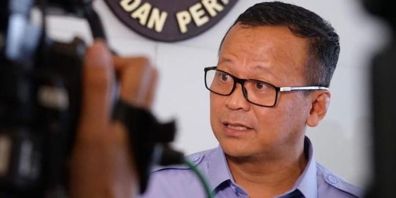 Maritime Affairs and Fisheries Minister Edhy Prabowo was arrested by the Corruption Eradication Commission (KPK) over lobster seed exports in Soekarno-Hatta International Airport on Wednesday, November 25, 2020.