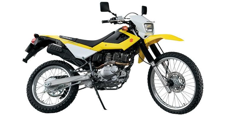 Suzuki DR200S tampil dengan desain baru yang lebih ideal.