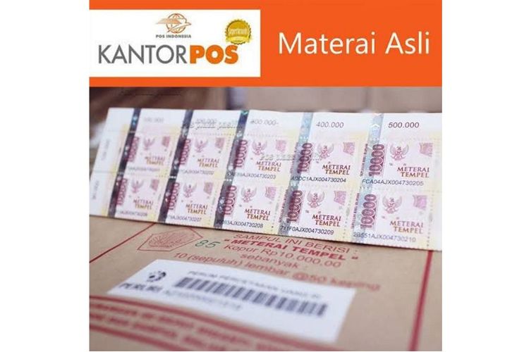 Meterai Kantor Pos. 