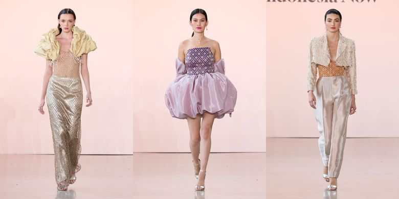 Koleksi rancangan Ayumi di New York Fashion Week (NYFW) Spring/Summer Collection 2024 bertajuk A Pop Of Culture.