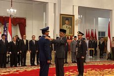 Usai Melantik, Presiden Jokowi Naikkan Pangkat KSAU Baru Tonny Harjono Jadi Marsekal TNI