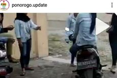 Video Viral Lima Perempuan ABG Rebutan Cowok di Ponorogo