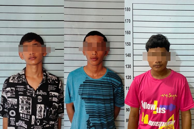 Tim Unit Perlindungan Perempuan dan Anak Polres Aceh Utara, Provinsi Aceh, menankap tiga remaja yang melakukan perundungan terhadap teman mereka, Minggu (9/9/2023).
