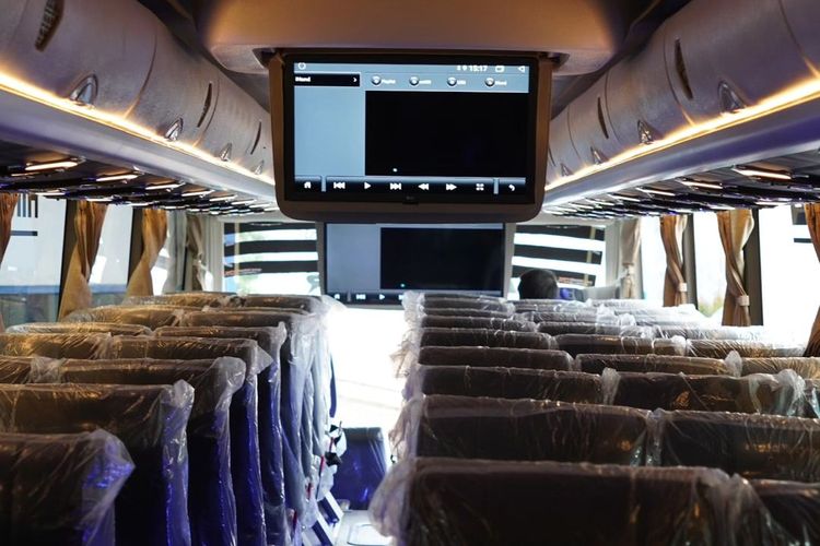 kabin bus baru PO Tunggal Jaya