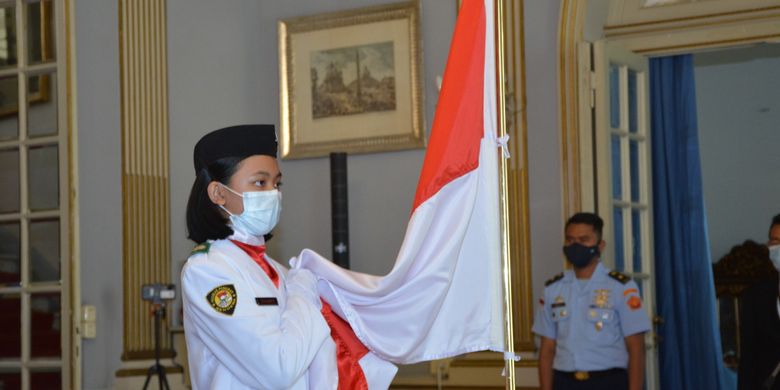 KBRI Roma Kukuhkan 4 Paskibra untuk HUT Kemerdekaan RI ke-76 - Vimarsana News