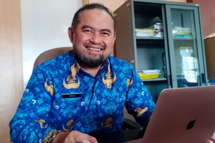 Yodi Sirodjudin, Sekretaris Dinas Kesehatan Kabupaten Garut saat ditemui di kantornya