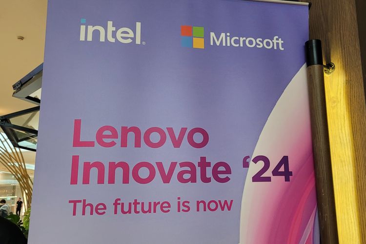 Poster pameran Lenovo Innovate '24 yang digelar pada 27-28 Maret 2024 di Bangkok, Thailand.