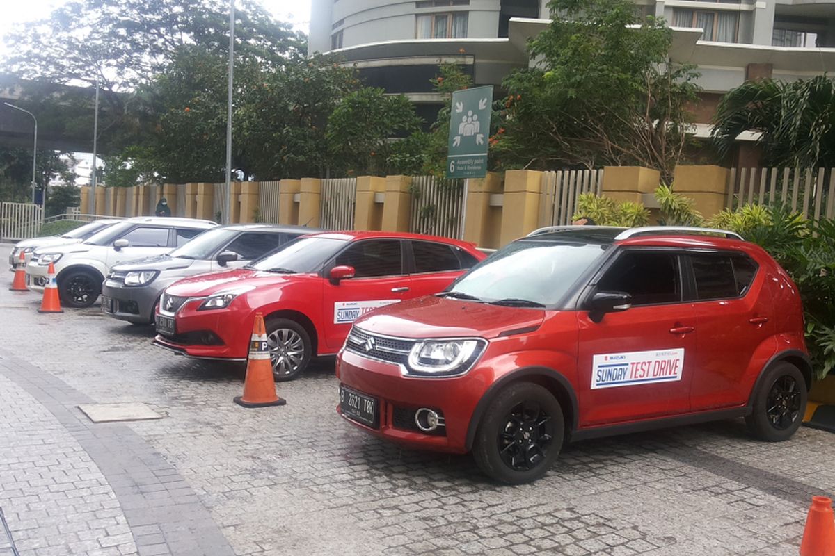 Acara Sunday Test Drive Suzuki Ignis dan Baleno yang digelar pada Minggu (17/12/2017). Sunday Test Drive merupakan acara hasil kerja sama antara Kompas.com dan Suzuki Indomobil Sales.