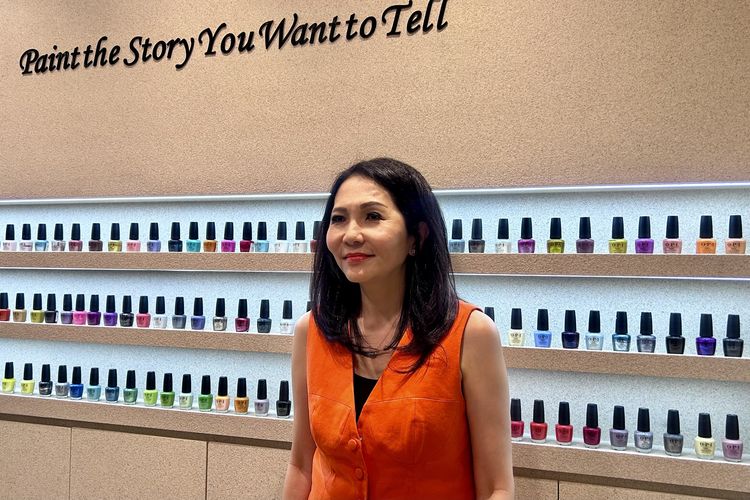 CEO OPI Indonesia, Herlina Perdana saat ditemui Kompas.com di Plaza Indonesia, Rabu (22/10/2025).