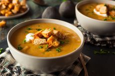 Resep Sup Labu Tomat, Makanan Berkuah Hangat yang Creamy