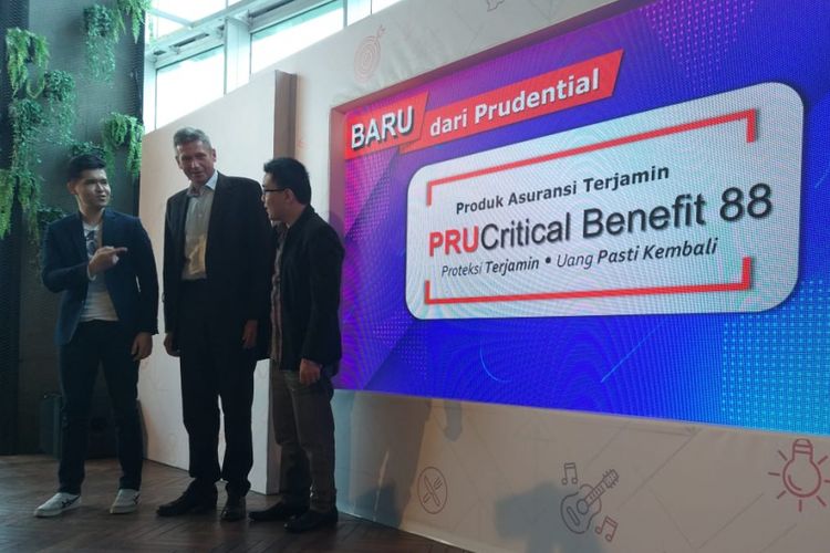 Peluncuran produk asuransi PRUCritical Benefit 88 untuk penyakit kritis, Senin (14/1/2019). 