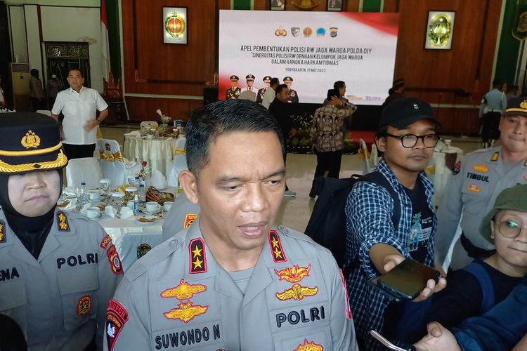 Kapolda DIY saat ditemui di Balaikota Yogyakarta, Rabu (17/5/2023)