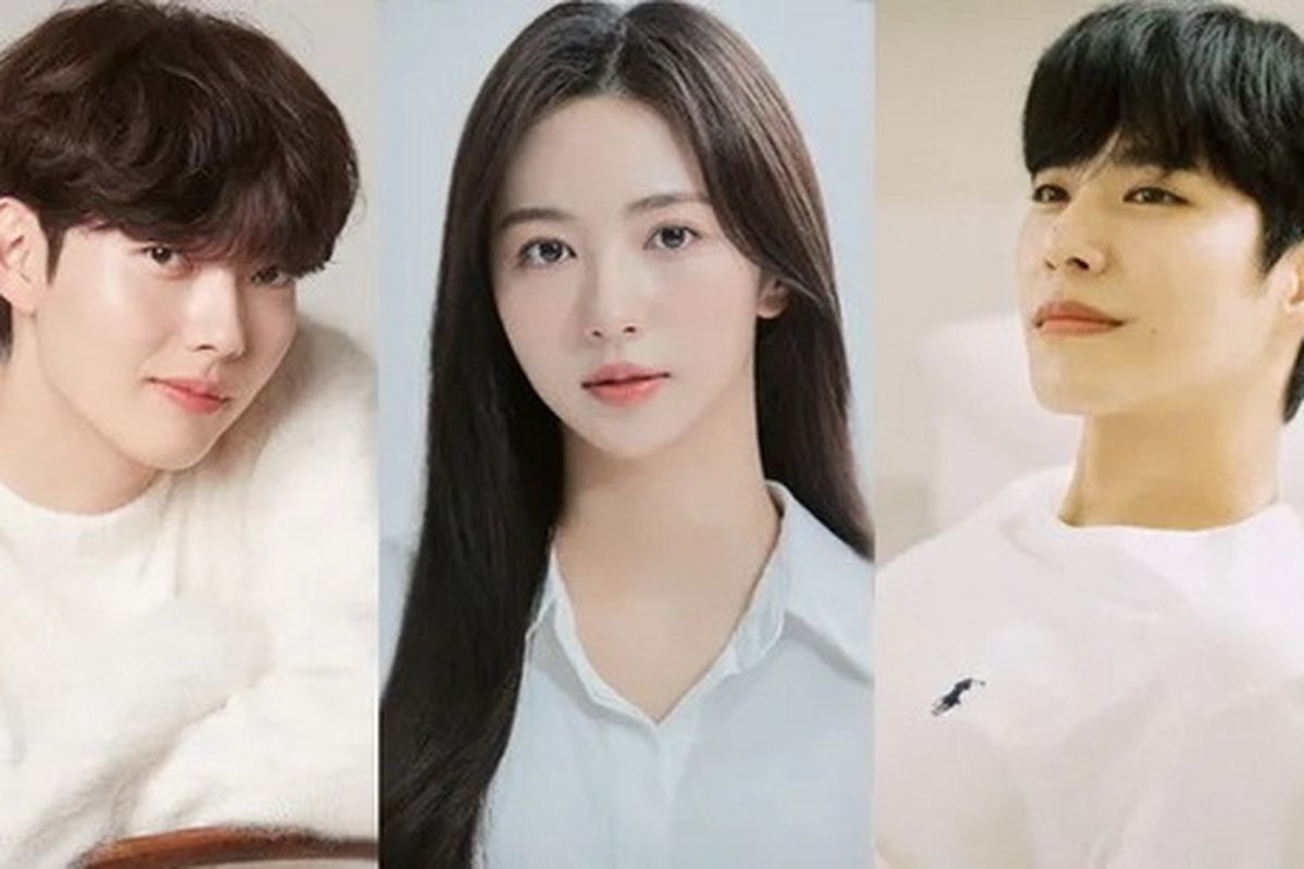 Pemeran drakor Unarmed Romance: Jung Soo Hyun, Ji Won Cherry Bullet, dan Park Do Ha.