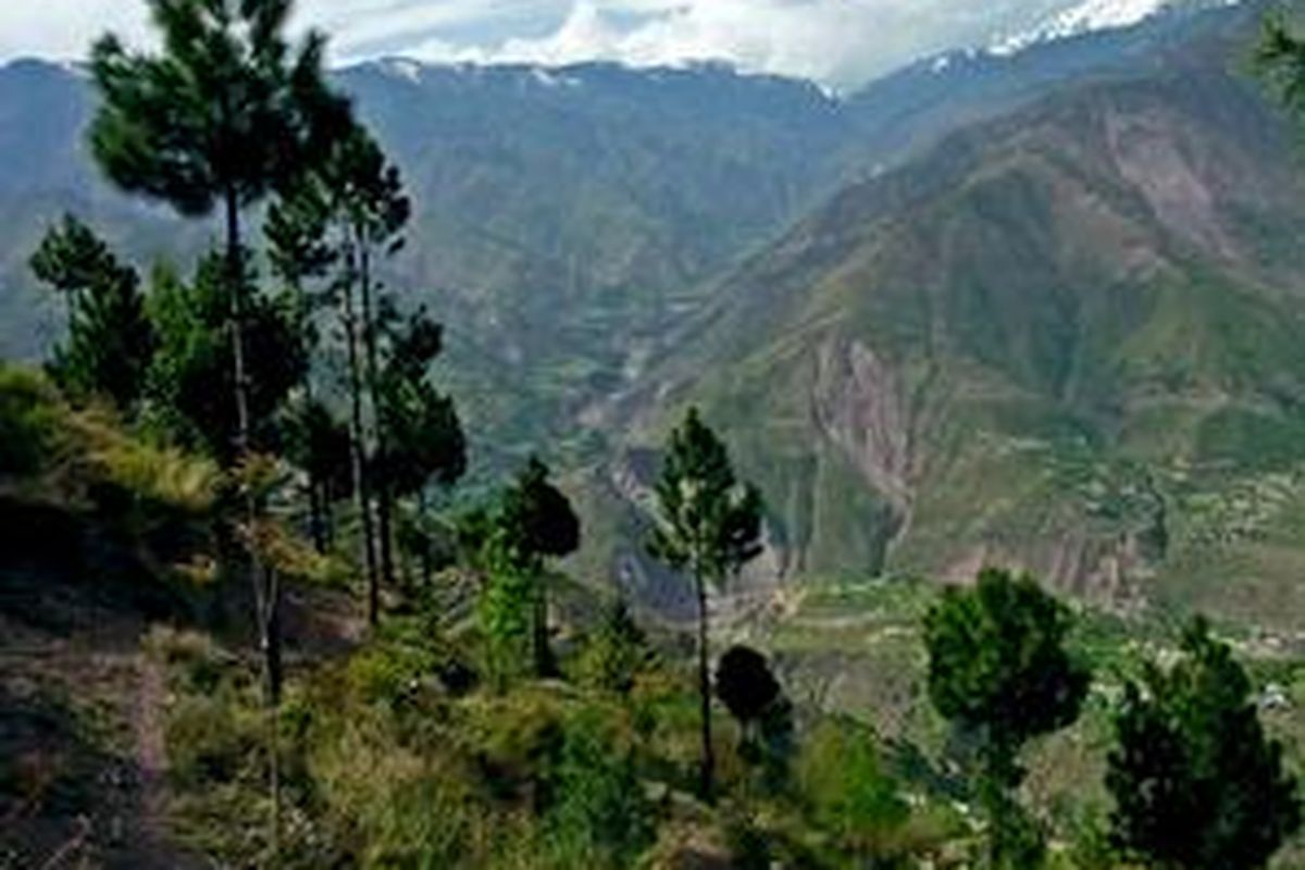 Gunung-gunung Kashmir yang megah