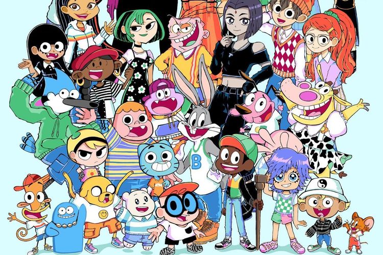 Berbagai karakter kartun dan animasi yang muncul di jaringan Cartoon Network