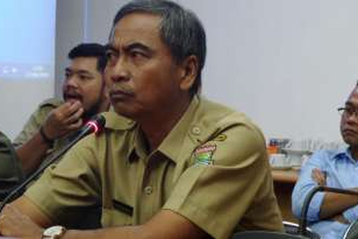 Sekretaris Daerah (Sekda) Kabupaten Tangerang, Iskandar Mirsad di Komnas HAM, Jakarta, Senin (27/6/2016).