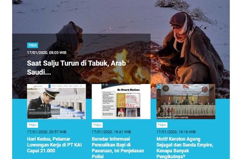 [POPULER TREN] Salju di Arab Saudi | Beasiswa Kuliah Gratis di Brunei