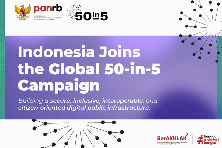 Indonesia bergabung dalam Kampanye Global 50-in-5.