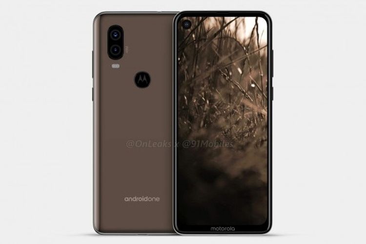 Ilustrasi render Motorola P40