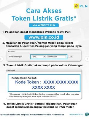 Cara akses token listrik gratis