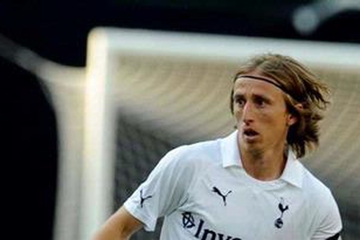Gelandang Tottenham Hotspur, Luka Modric.