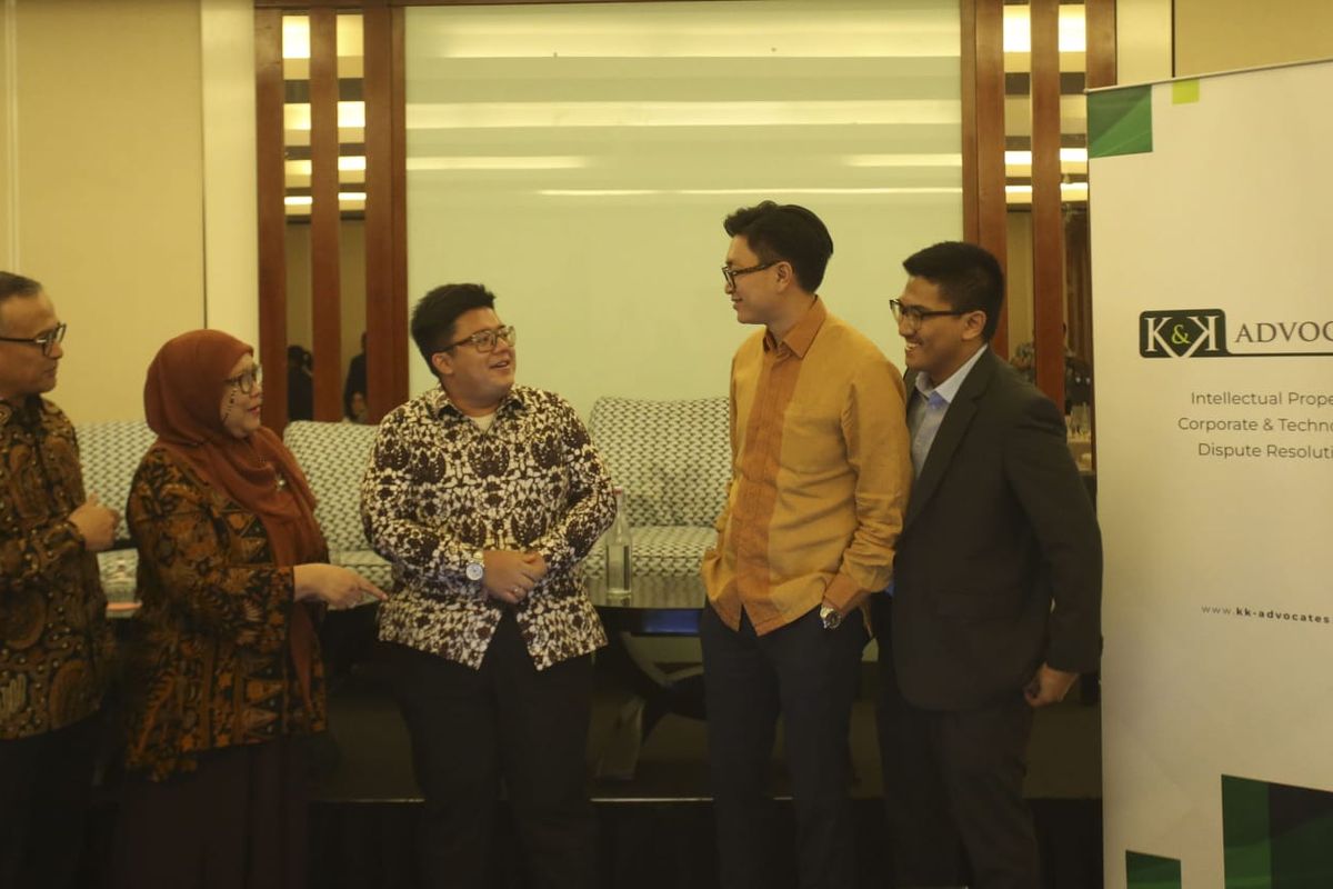 Para narasumber dari Kemenkominfo serta pakar ahli membahas pelindungan data pribadi di Jakarta, Rabu (27/9/2023).