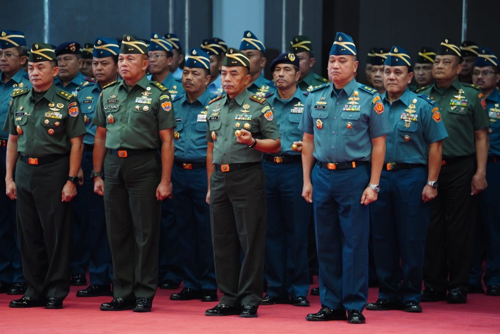 59 Perwira Tinggi TNI Naik Pangkat, Termasuk Pangkogabwilhan III