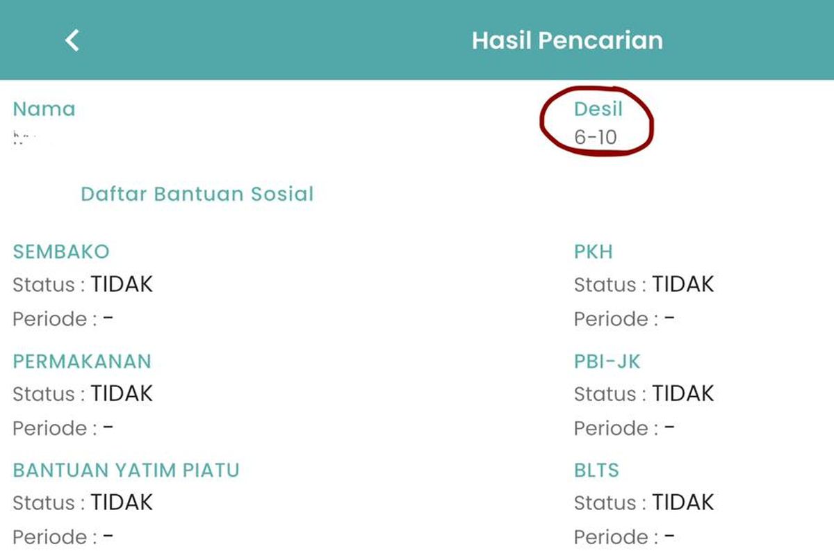 Cek Desil Kemensos 2026 Lewat HP Pakai NIK KTP, Langsung Muncul Status Bansos