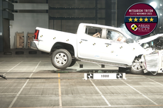 Mitsubishi Triton Terbaru Raih Bintang Lima Tes Tabrak ASEAN NCAP