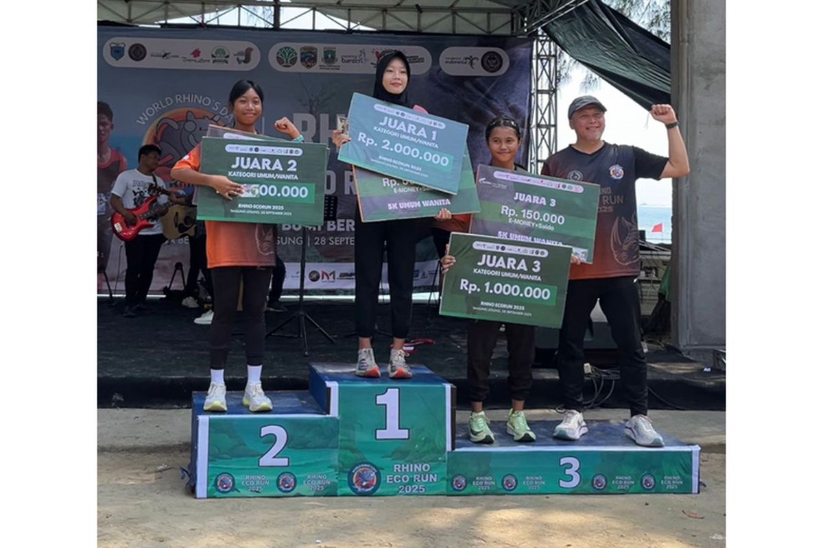 Pemenang Rhino Eco Run 2025. 