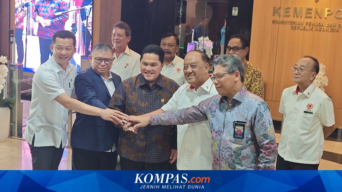 Matangkan Persiapan PON 2028, Menpora Erick Thohir Bentuk Tim Koordinatif Lintas Sektor
