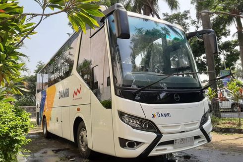 Bus Medium Damri Pakai Mesin Belakang, Sasis Buatan Indonesia