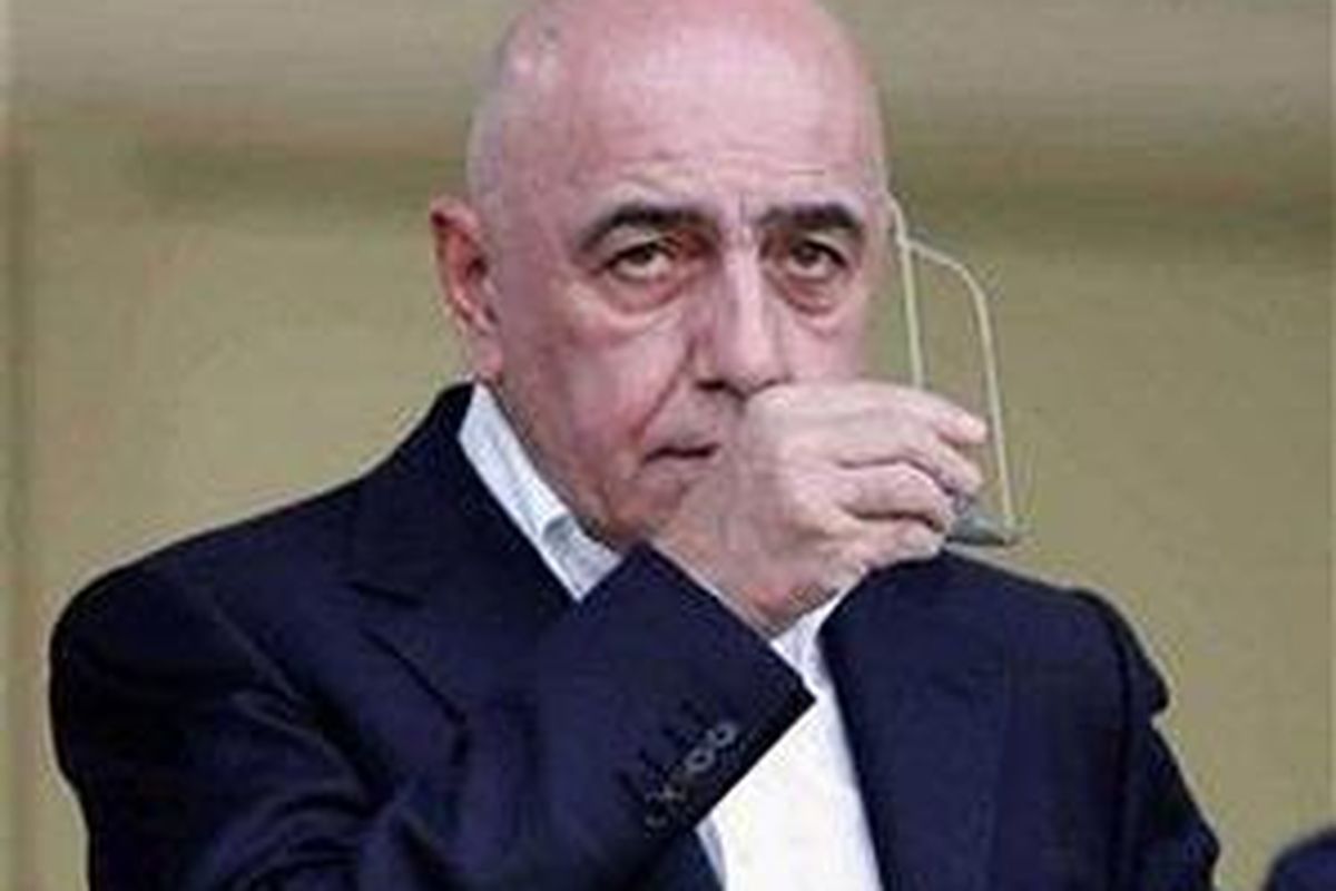 Wakil Presiden AC Milan, Adriano Galliani.