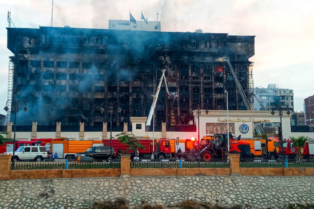 Markas Besar Polisi di Ismailia Mesir Kebakaran, 38 Orang Terluka