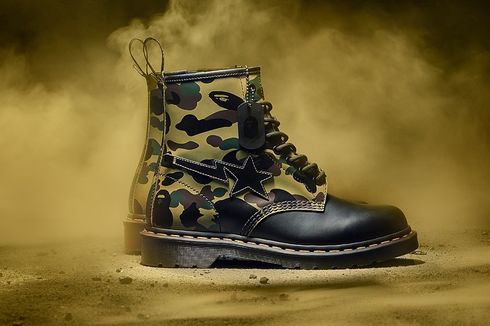 Dr Martens Luncurkan Seri 1460 Kolaborasi dengan BAPE