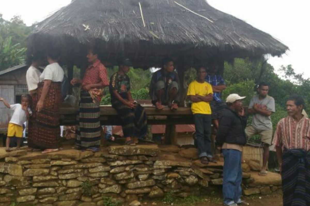 PHOTO:Kondisi Desa Waturaka, Kecamatan Kelimutu, Kabupaten Ende, Nusa Tenggara Timur (NTT)