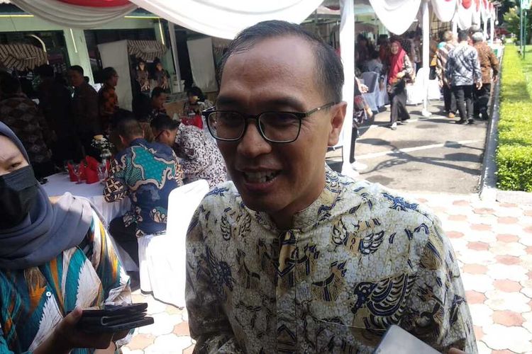 Ketua KPU Kota Yogyakarta Noor Harsya Aryo Samudro saat ditemui di Balai Kota Yogyakarta