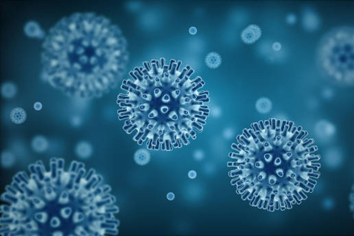 Ilustrasi virus.