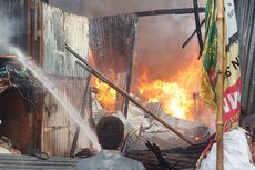 Lapak Rongsokan dan Rumah di Joglo Kebakaran, Diduga akibat Pembakaran Sampah