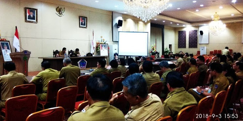 Pemerintah Provinsi Sulawesi Utara melaksanakan Sosialisasi tentang Pedoman Pengendalian Gratifikasi di lingkungan Pemerintah Provinsi Sulawesi Utara, tepatnya di Ruang C.J. Rantung, Senin (3/9/18) sore.