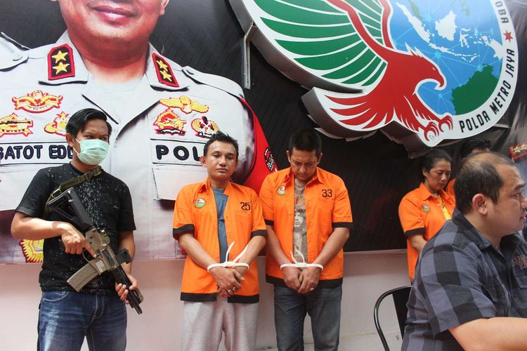 Ibra Azhari kembali ditangkap polisi atas kasus penyalahgunaan narkoba jenis sabu, Polda Metro Jaya, Jakarta Selatan, Senin (23/12/2019).