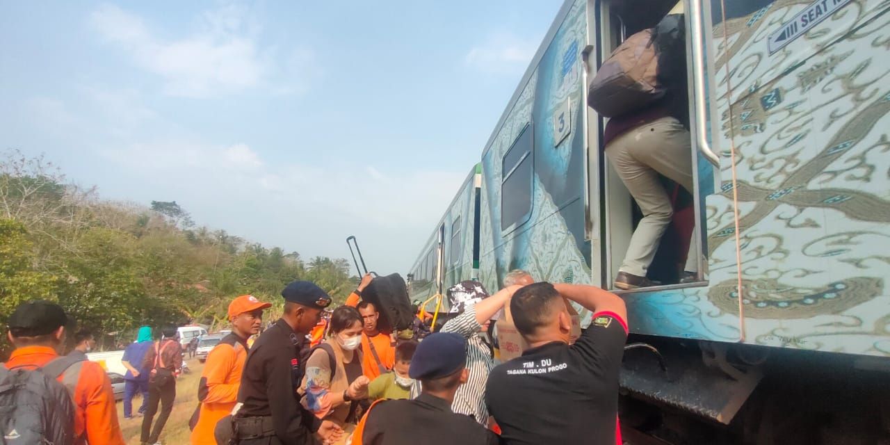 Kecelakaan KA Argo Semeru di Kulon Progo, Polisi: Tak Ada Korban Jiwa